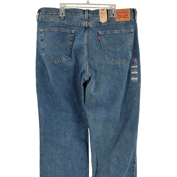 Levi's 550 Relaxed Fit 42x32 5 Pocket Design Tapered Leg Blue Jeans NWT - Picture 6 of 6